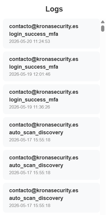 Histórico de Logs del Sistema
